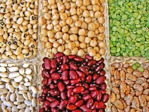 Beans are a great, healthy source of plant-based protein, fiber, and iron. 