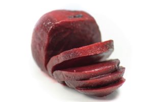 cooked peeled and sliced beet