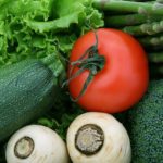 Lettuce, squash, tomato, broccoli. and parsnips,