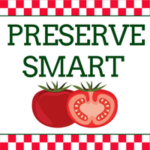 Preserve Smart Icon showing sliced tomato and red checkered borders
