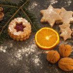 holiday cookie, orange and walnuts