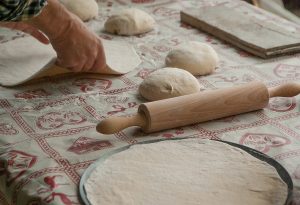 Making pizza dough at home