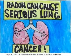 Radon can cause serious lung cancer poster winner Rylie 2021