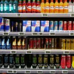 energy drinks on shelves
