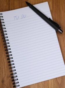 notebook paper with the words To-Do-List at the top