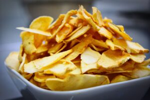 Dried Applies in a bowl