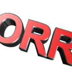 Word sorry in red letters